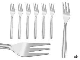 KINVARA Set de 6 fourchettes à dessert en métal