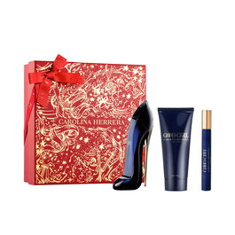 Carolina Herrera Coffret Good Girl 3 pièces Eau de Parfum vaporisateur 80 ml + Lait Corps 100 ml + Eau de Parfum vaporisateur 10 ml