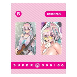 POPbuddies Super Sonico pack 2 pin's Set B
