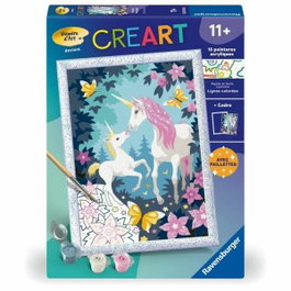 Ravensburger CreArt Kids Licornes magiques - Peinture par numéros 18x24cm
