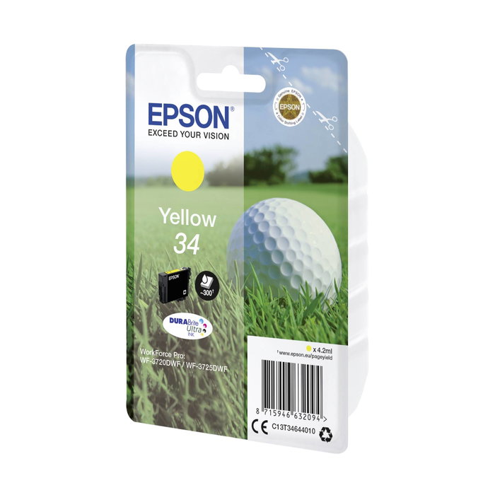 Epson Cartouche d'encre jaune DURABrite Ultra 34 Epson Cartouche d'encre jaune DURABrite Ultra 34
