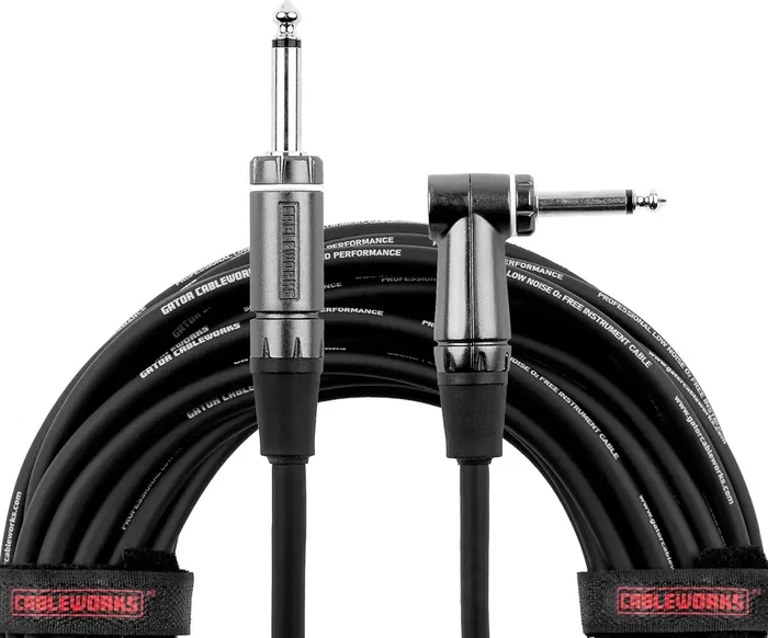 CABLEWORKS Câble Instrument Jack Recto/Jack Acodé 6 M CABLEWORKS Câble Instrument Jack Recto/Jack Acodé 6 M