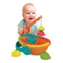 Clementoni La pêche à la ligne - Jeu de canne à pêche magnétique éducatif avec 4 poissons et bateau flottant - Jouet d'éveil pour enfants à partir de 3 ans