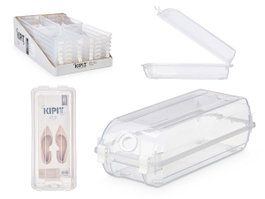 KIPIT Boîte à chaussures en plastique transparente