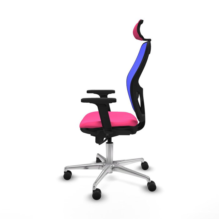 Piqueras y Crespo Chaise de Bureau avec Appui-tête 2D086N2 Rose