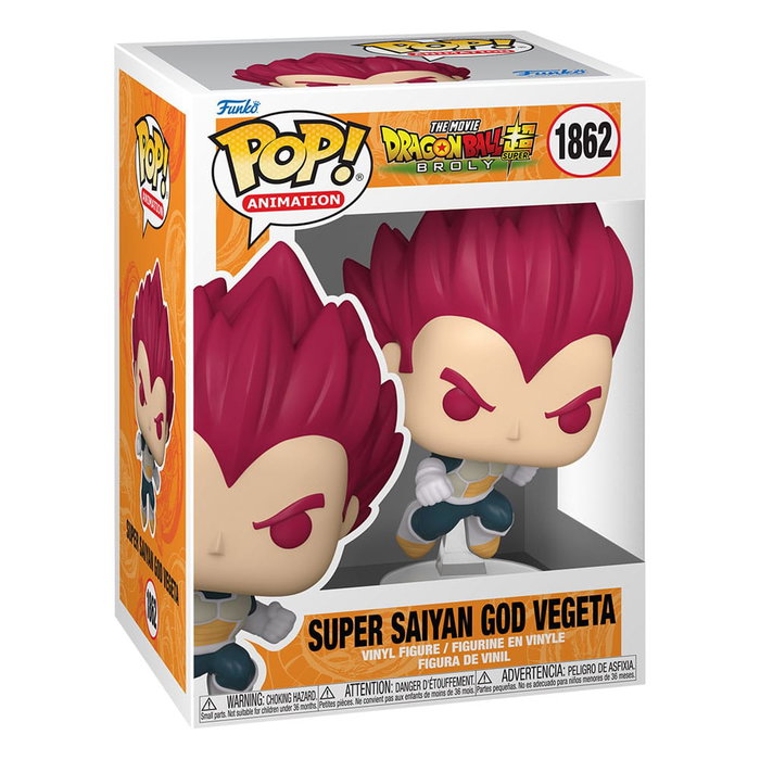 Funko Pop Dragon Ball Broly Super Saiyan God Vegeta - Figurine Vinyle 9 cm