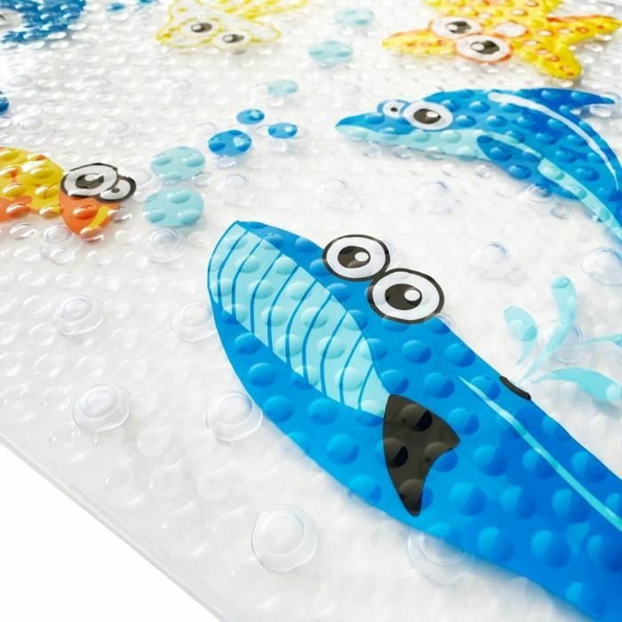 Thermobaby Tapis de bain antidérapant motifs animaux marins
