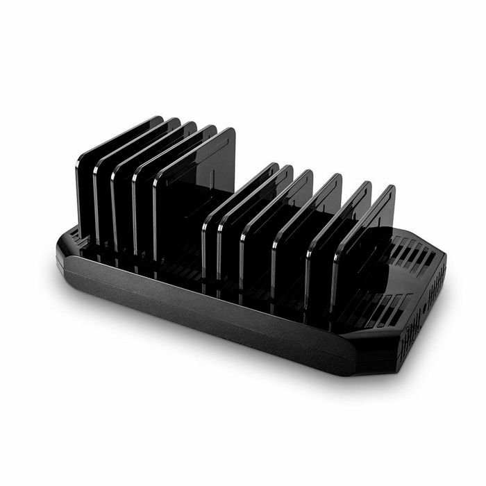 Lindy Station de Charge USB 10 Ports 120W, Ports Type-A et Type-C, Charge Intelligente avec Support pour QC 3.0, AFC Samsung et Apple