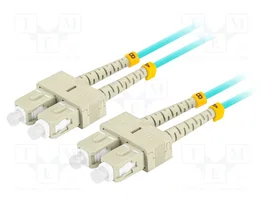 LANBERG Patch cord en fibre optique OM3 SC/UPC 2m