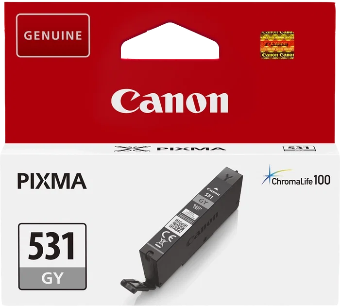Canon 6122C001 Cartouche d'encre Gris CLI-531 pour imprimante Canon Canon 6122C001 Cartouche d'encre Gris CLI-531 pour imprimante Canon