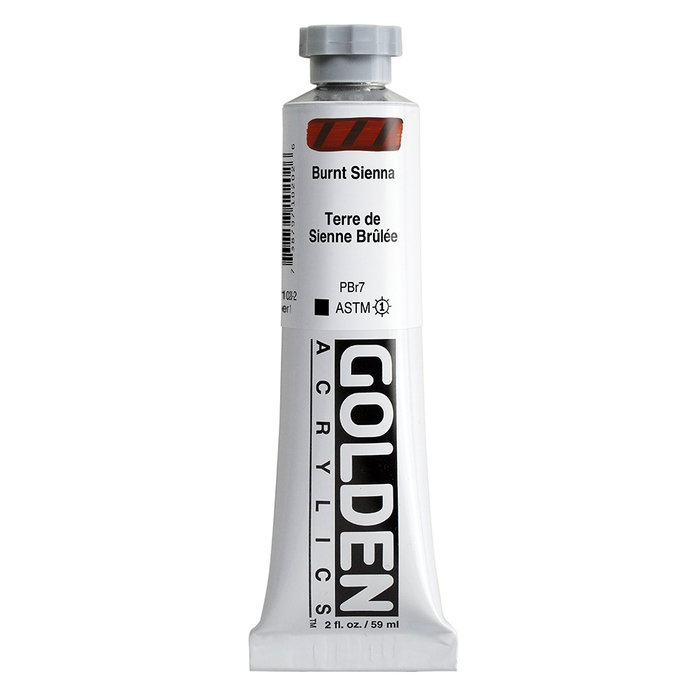 Golden Peinture acrylique Heavy Body Terre de Sienne Brûlée 59 ml Golden Peinture acrylique Heavy Body Terre de Sienne Brûlée 59 ml