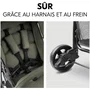 Hauck Poussette Canne Sport Pliable et Inclinable avec Capote Pare-Soleil, 4 Roues Pivotantes, Siège jusqu'à 15 kg - Modèle Olive