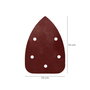 WOLFPACK LINEA PROFESIONAL Feuilles de ponçage Delta velcro grain 180, lot de 10