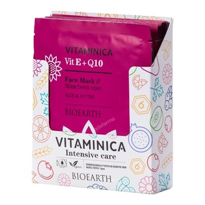 BIOEARTH Mascarilla Facial Vitamina E y Coenzima Q10 BIOEARTH Mascarilla Facial Vitamina E y Coenzima Q10