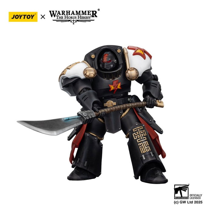 Joy Toy (CN) Warhammer The Horus Heresy White Scars Ebon Keshig Terminator avec Power Glaive 13 cm