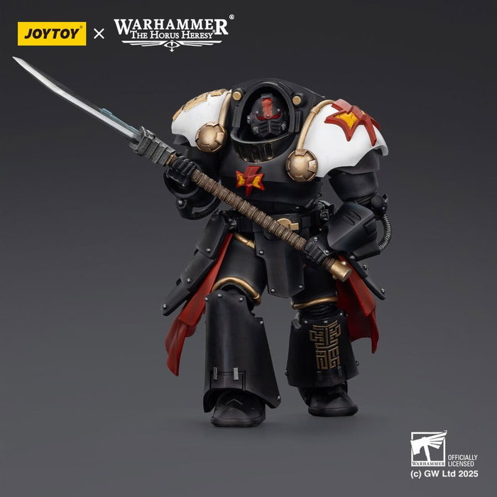 Joy Toy (CN) Warhammer The Horus Heresy White Scars Ebon Keshig Terminator avec Power Glaive 13 cm