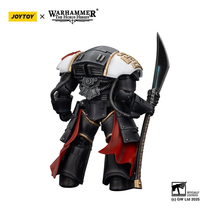 Joy Toy (CN) Warhammer The Horus Heresy White Scars Ebon Keshig Terminator avec Power Glaive 13 cm