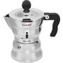 Alessi Cafetière Moka AAM33/3 en aluminium fondu, 3 tazas