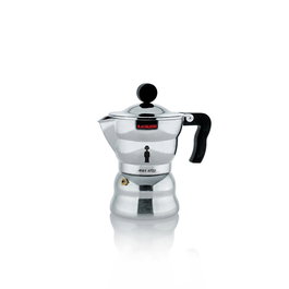 Alessi AAM33/3 Cafetière Moka 3 tasses en aluminium moulé conçue par Alessandro Mendini