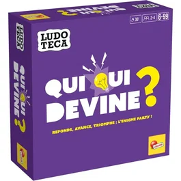 Liscianigiochi Qui Qui Devine? - Jeu d'Énigmes pour 2 à 4 Joueurs, Dès 6 Ans - LUDOTECA