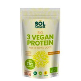 SOLNATURAL 3 VEGAN PROTEIN 250 G BIO