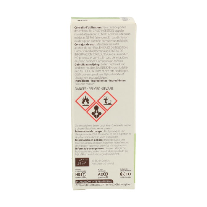 PRANAROM Huile essentielle d'Encens Bio 5ml