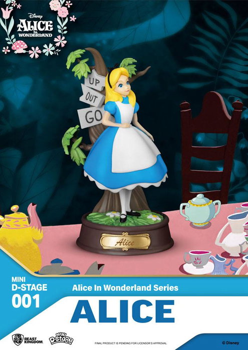 Beast Kingdom Toys Alice au pays des merveilles pack 6 statuettes Mini Diorama Stage 10 cm Beast Kingdom Toys Alice au pays des merveilles pack 6 statuettes Mini Diorama Stage 10 cm
