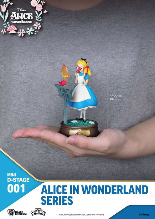 Beast Kingdom Toys Alice au pays des merveilles pack 6 statuettes Mini Diorama Stage 10 cm Beast Kingdom Toys Alice au pays des merveilles pack 6 statuettes Mini Diorama Stage 10 cm