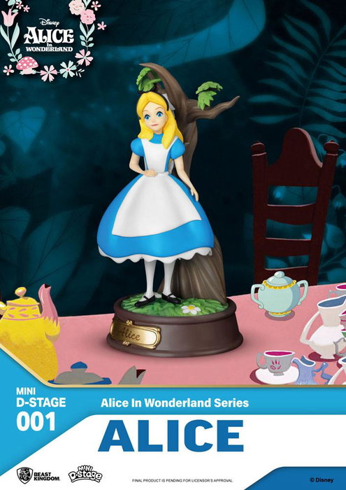 Beast Kingdom Toys Alice au pays des merveilles pack 6 statuettes Mini Diorama Stage 10 cm Beast Kingdom Toys Alice au pays des merveilles pack 6 statuettes Mini Diorama Stage 10 cm