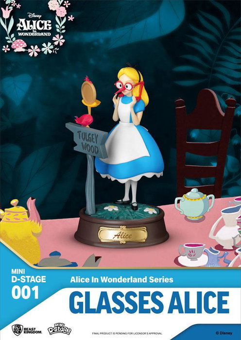 Beast Kingdom Toys Alice au pays des merveilles pack 6 statuettes Mini Diorama Stage 10 cm Beast Kingdom Toys Alice au pays des merveilles pack 6 statuettes Mini Diorama Stage 10 cm