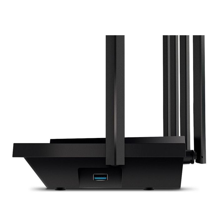 TP-Link Archer AX5400 Routeur Wi-Fi 6 Dual-Band Gigabit Noir - Wi-Fi 6, 5400 Mbps, 6 Antennes, Couverture Étendue, USB 3.0, Sécurité HomeShield TP-Link Archer AX5400 Routeur Wi-Fi 6 Dual-Band Gigabit Noir - Wi-Fi 6, 5400 Mbps, 6 Antennes, Couverture Étendue, USB 3.0, Sécurité HomeShield