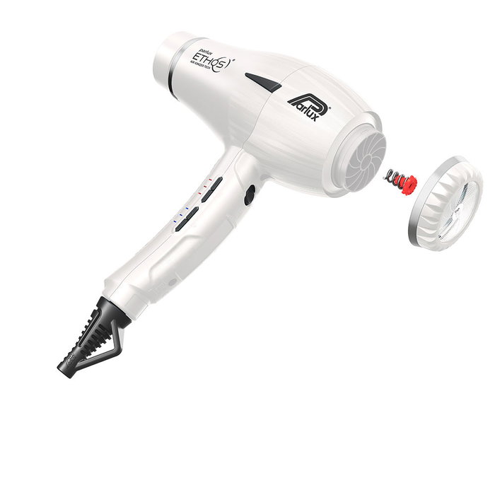 Parlux ETHOS Sèche-cheveux Blanc mat 2300W 9 réglages vitesse/température Ionisation HFS