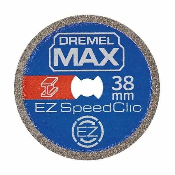 Dremel Disque à tronçonner EZ SpeedClic Max S456 Ø38mm pour métaux - Haute longévité et coupe rapide Dremel Disque à tronçonner EZ SpeedClic Max S456 Ø38mm pour métaux - Haute longévité et coupe rapide