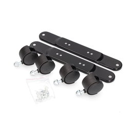 Edm Set de roues et supports pour 07126 07127 edm, Noir