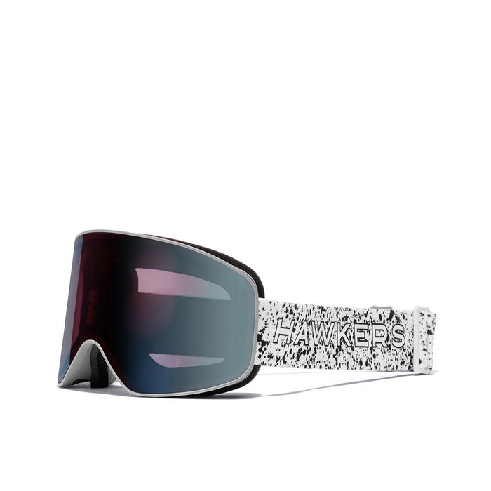 Hawkers Artik - Lunettes de ski unisexe avec verres ZEISS, protection UV 100%, cadre bleu et noir, sangle antidérapante Hawkers Artik - Lunettes de ski unisexe avec verres ZEISS, protection UV 100%, cadre bleu et noir, sangle antidérapante