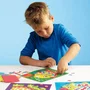 Ses Creative - J'apprends la mosaïque - Kit créatif enfant avec formes en mousse autocollantes et 4 cartes prédessinées - Loisir créatif dès 3 ans - Ref. Hobby 3-6