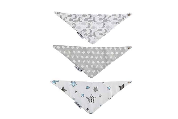 Ensemble de Bavoirs Stars 42 x 16 cm 3 Pièces Ensemble de Bavoirs Stars 42 x 16 cm 3 Pièces