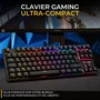 The G-Lab Pack Clavier et Souris Gaming COMBO MERCURY EX - Clavier Mécanique TKL Switch Rouge - Souris 7200 DPI - Rétroéclairage Rainbow