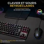 The G-Lab Pack Clavier et Souris Gaming COMBO MERCURY EX - Clavier Mécanique TKL Switch Rouge - Souris 7200 DPI - Rétroéclairage Rainbow