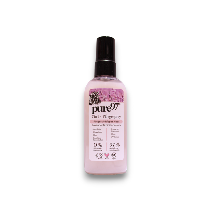 Pure97 Crème de soin sans rinçage pour cheveux Lavande & Pin - Hydratation - 100 ml Pure97 Crème de soin sans rinçage pour cheveux Lavande & Pin - Hydratation - 100 ml
