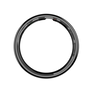 Leotec Smart Ring Kor Mau Noir - Bague connectée Bluetooth 5.0, fréquence cardiaque, charge sans fil