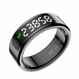 Leotec Kor Mau Bague Intelligente - Noir - Taille 8