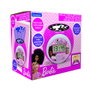 Lexibook Réveil Projecteur Barbie avec Écran LCD Bleu et Veilleuse 3 Couleurs