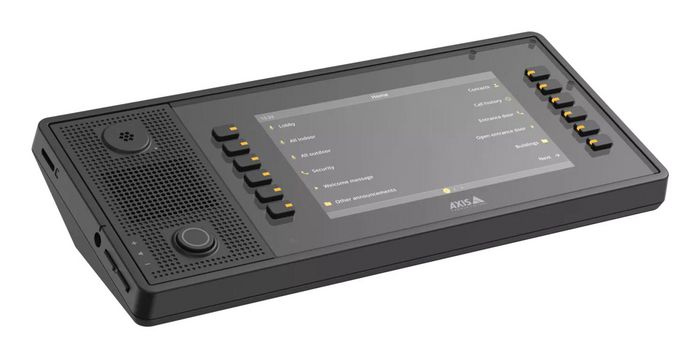 Axis C6110 Console de pagination réseau avec écran LCD, 12 boutons, audio bidirectionnel et alimentation PoE pour système d'adresse publique Axis C6110 Console de pagination réseau avec écran LCD, 12 boutons, audio bidirectionnel et alimentation PoE pour système d'adresse publique