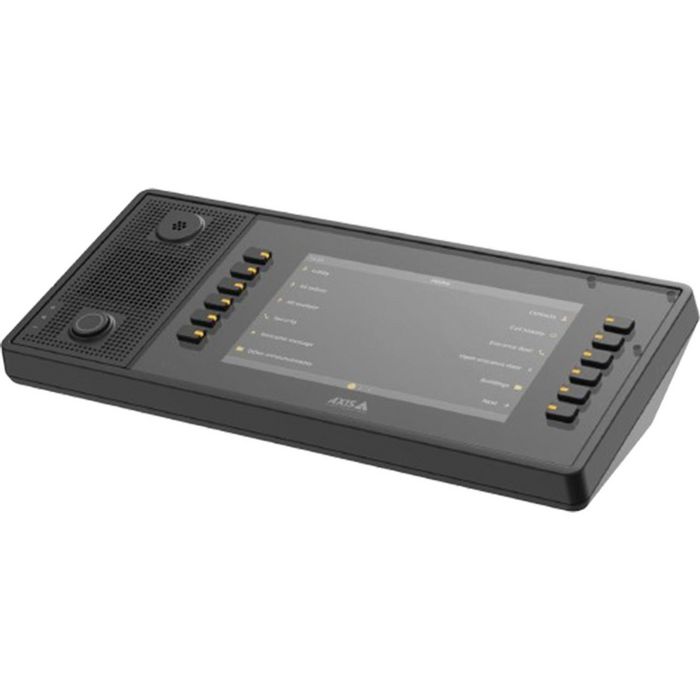 Axis C6110 Console de pagination réseau avec écran LCD, 12 boutons, audio bidirectionnel et alimentation PoE pour système d'adresse publique Axis C6110 Console de pagination réseau avec écran LCD, 12 boutons, audio bidirectionnel et alimentation PoE pour système d'adresse publique