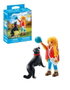Playmobil My Life - Figurine Femme avec chien de montagne - Jouet pour enfant à partir de 4 ans - Version multilingue (ES, PT, EN, FR)