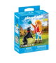 Playmobil My Life - Figurine Femme avec chien de montagne - Jouet pour enfant à partir de 4 ans - Version multilingue (ES, PT, EN, FR)