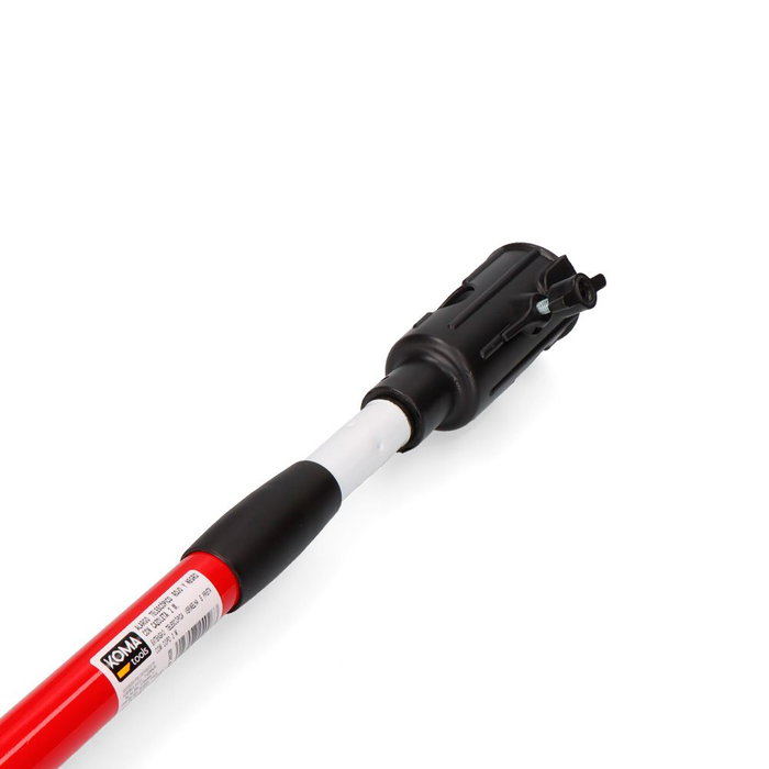 Koma Tools Pertige pour Peinture 2 m, Ø22 mm, Alargador Extensible en Acier et Polypropylène, Rouge et Noir