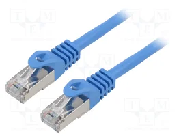 LANBERG Câble Ethernet Patch Cord Cat 6 F/UTP 1,5m bleu