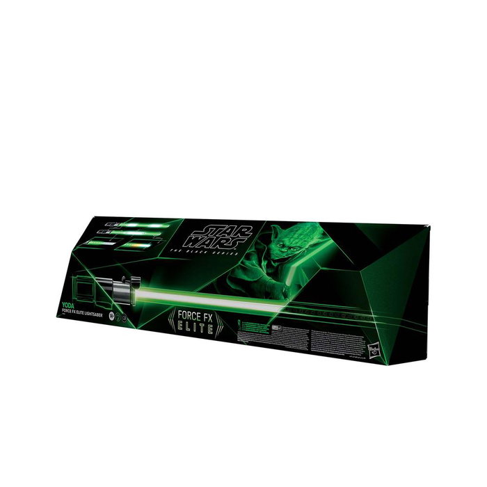 Hasbro Réplica Star Wars Sable Laser Force FX Elite Yoda avec Effets Lumière et Son